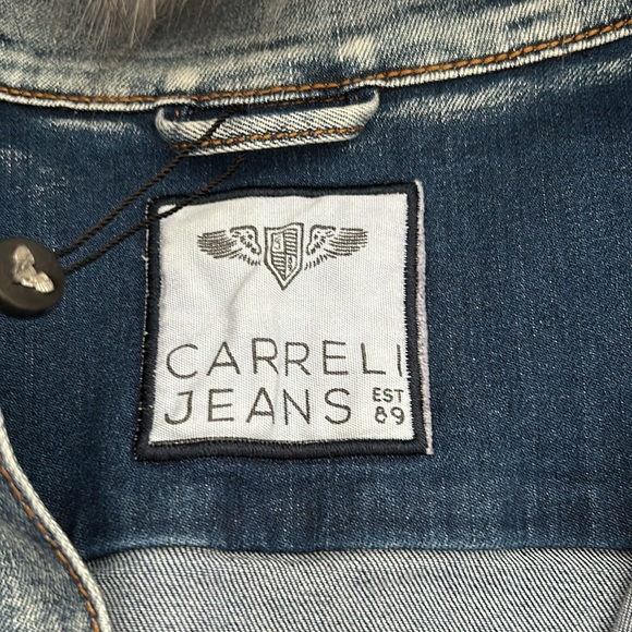 Carrillo Jean jacket with silver sequins and fake diamond buttons, so fun - Picture 4 of 8